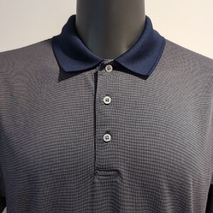 PGA Tour Navy Blue Golf Polo Shirt